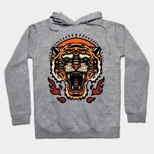 tiger tattoo oldschool Hoodie